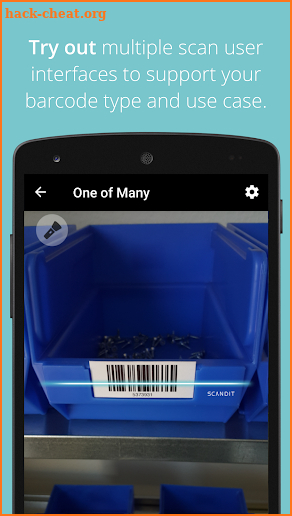 Scandit Barcode Scanner Demo screenshot