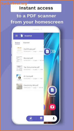 ScanHub Launcher - PDF Scanner screenshot