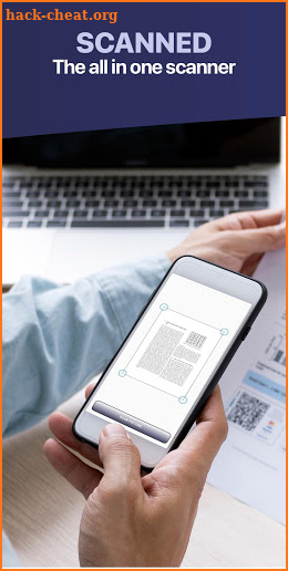 SCANNED - QR Scanner & PDF Scan screenshot