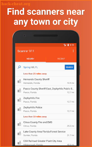 Scanner 911 screenshot