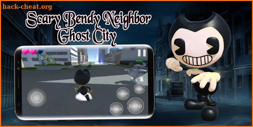 Scary Bendy Neighbor : Ghost City screenshot