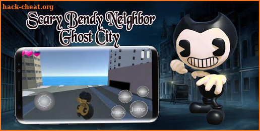 Scary Bendy Neighbor : Ghost City screenshot