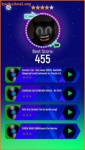 Scary Cartoon Cat Theme  Music - Beat Hop tiles screenshot