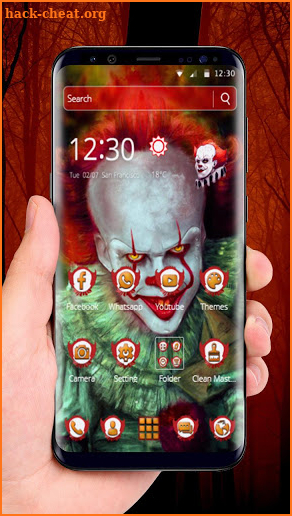 Scary Clown Theme screenshot