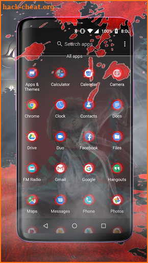 Scary Doll Halloween Theme - Wallpapers and Icons screenshot