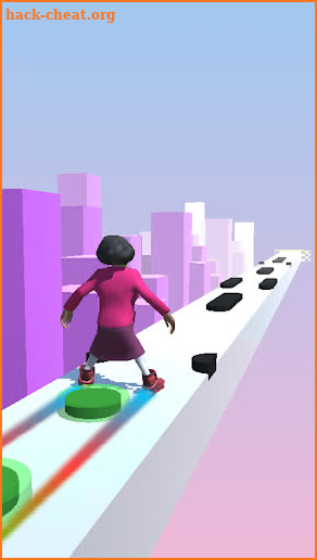 Scary Evil Teacher 3D: Sky Roller Skate Stunts screenshot