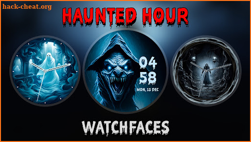 Scary Ghost Horror Watchfaces screenshot