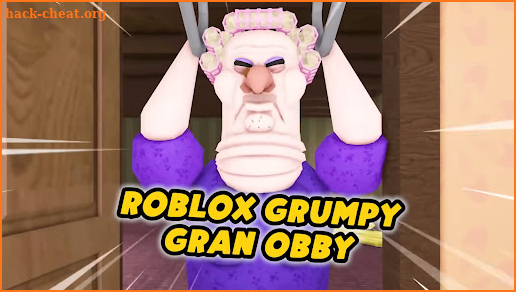 Scary grumpy granny obby room screenshot