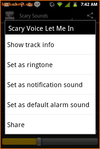 Scary Halloween Horror Sounds screenshot