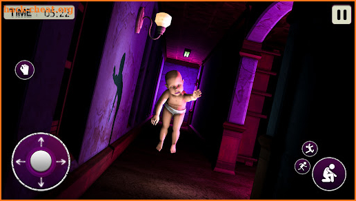 Scary Pink Baby : Yellow House screenshot