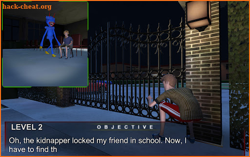 Scary Poppy Huggy Wuggy Game screenshot