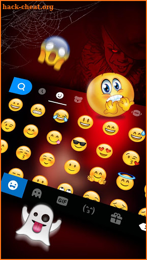 Scary Red Clown Keyboard Theme screenshot