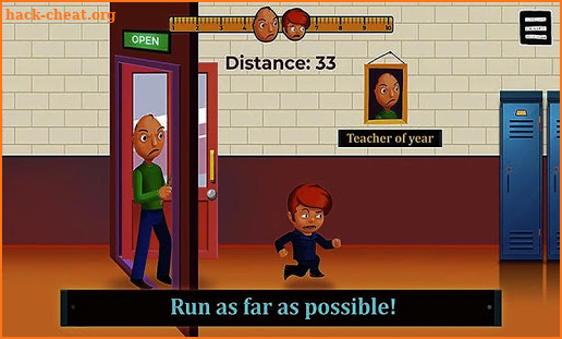 scary teacher running screenshot