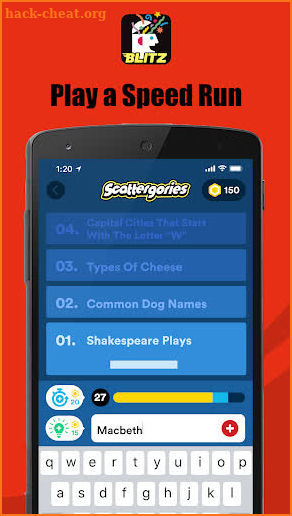 Scattergories Blitz - Ready, Set, List! screenshot