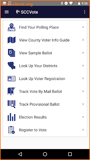 SCCVOTE screenshot