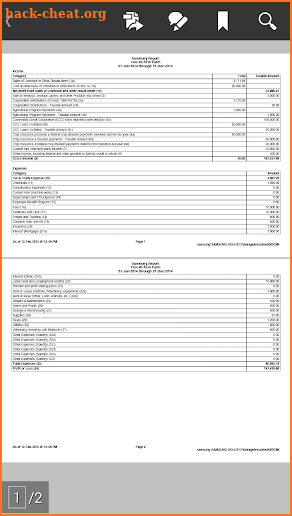 Schedule F - Farm Accounting screenshot