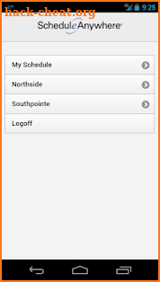 ScheduleAnywhere screenshot