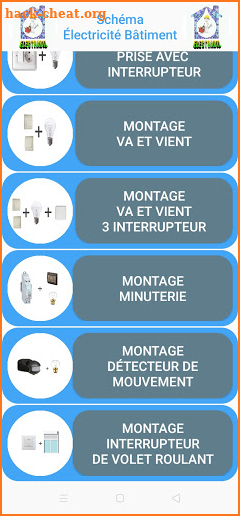 Schéma Electricité Bâtiment screenshot