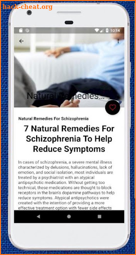 Schizophrenia Treatment-Remedies for Schizophrenia screenshot