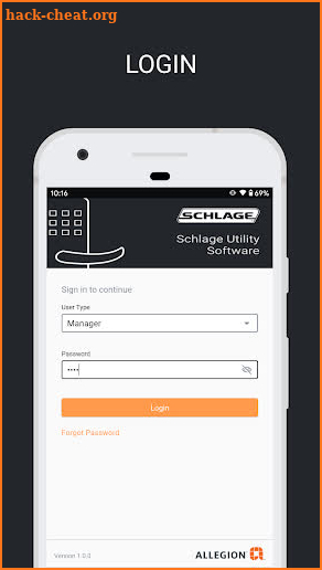 Schlage Utility Software - SUS screenshot