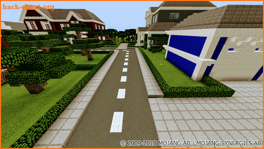 School and Neighborhood MCPE map screenshot