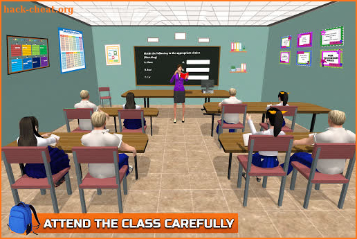 School Girl Life Simulator: High School Games screenshot