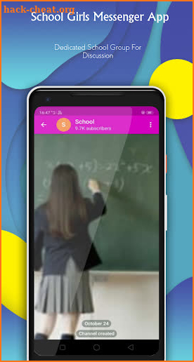 School Girls Messenger - Chat and Call with Love screenshot