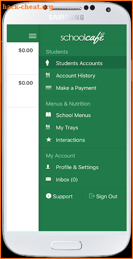 SchoolCafé screenshot