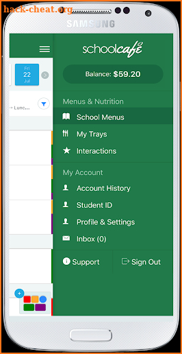 SchoolCafé screenshot