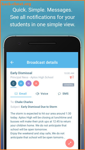 SchoolMessenger screenshot