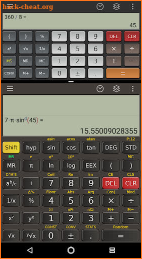 Scientific Calculator Plus screenshot