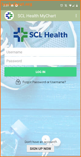 SCL Health MyChart screenshot