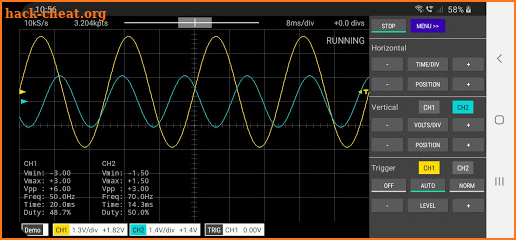 Scoppy - Oscilloscope and Logic Analyzer screenshot