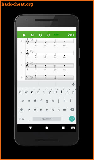 Score Creator: write music, compose sheet music. screenshot