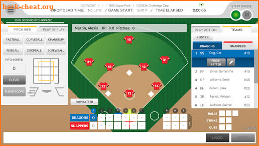 Score USSSA screenshot