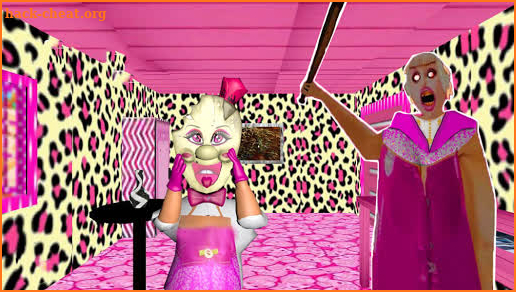 Scream Granny Barbi: Haunted Ice Mod Mystery House screenshot