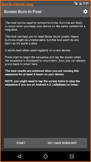 Screen Burn-In Fixer screenshot