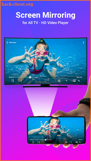 Screen Mirroring for All TV - HD Video Player screenshot