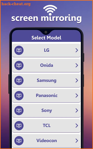 Screen Mirroring With TV :  Wireless Mirroring App screenshot