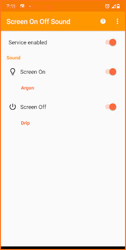 Screen On Off Sound screenshot