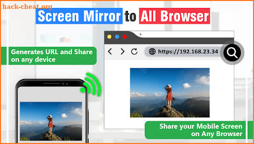 Screen Share to Web Browser screenshot