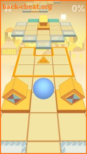 Scrolling Ball in Sky: casual rolling game screenshot