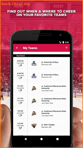 SCSU Huskies screenshot