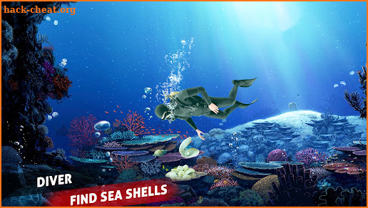 Scuba Diver Swimming Treasure screenshot