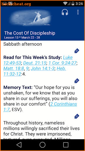 SDA Sabbath School Quarterly screenshot