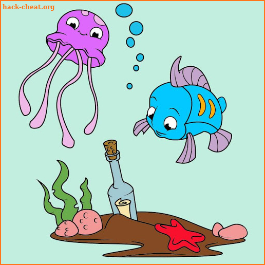 Sea Animals Coloring Book - Dolphin Coloring screenshot