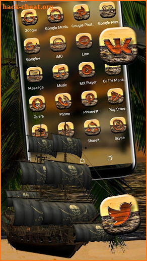 Sea Sunset Launcher Theme screenshot