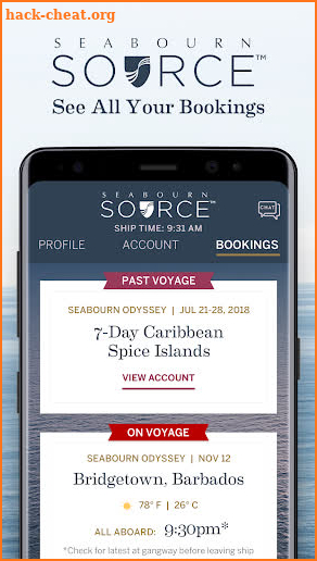 Seabourn Source screenshot