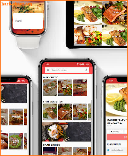 Seafood Recipes App screenshot