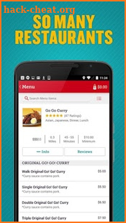 Seamless Food Delivery/Takeout screenshot